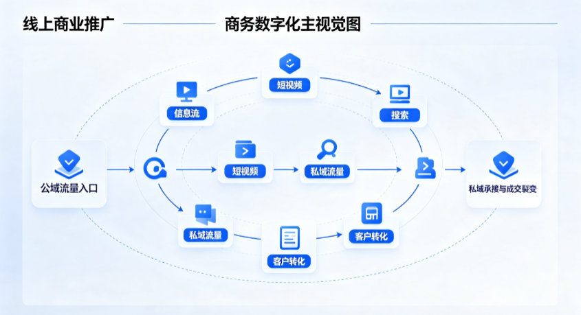 沙湾区线上商业推广怎么做？全域流量闭环搭建与低成本转化实战指南